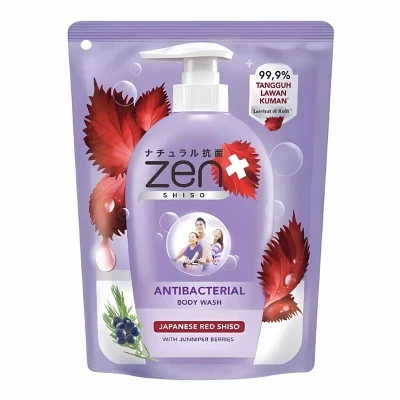 Zen Shiso Antibacterial Body Wash 400ml Ungu