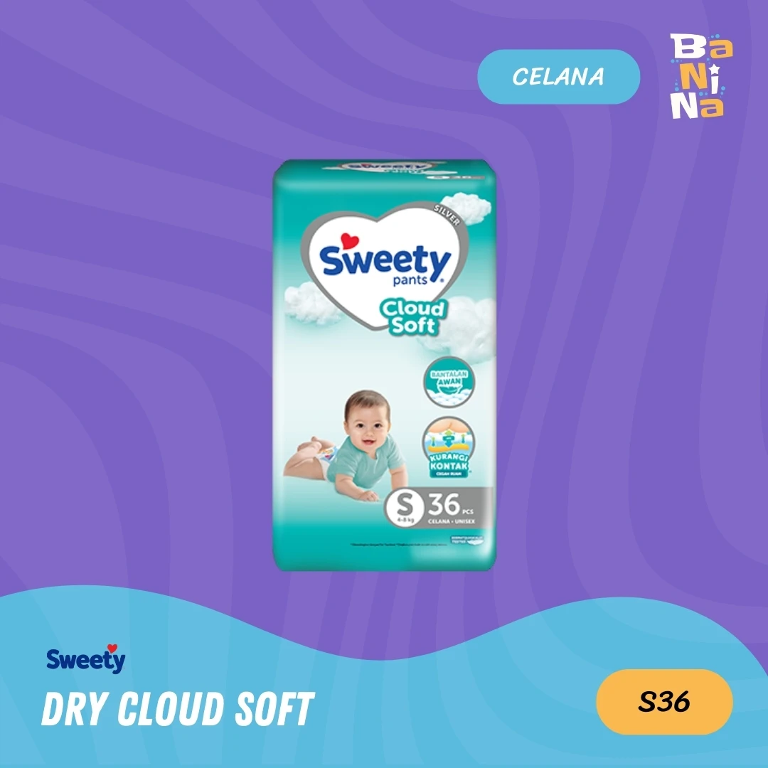 [Stock Malayu] Sweety Dry Cloud Soft S36