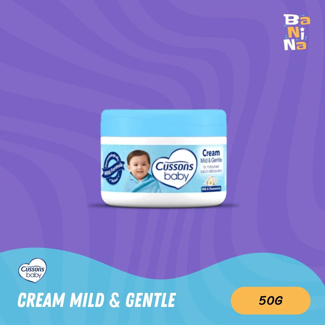 [Stock Malayu] Cussons Baby Cream Mild & Gentle 50g