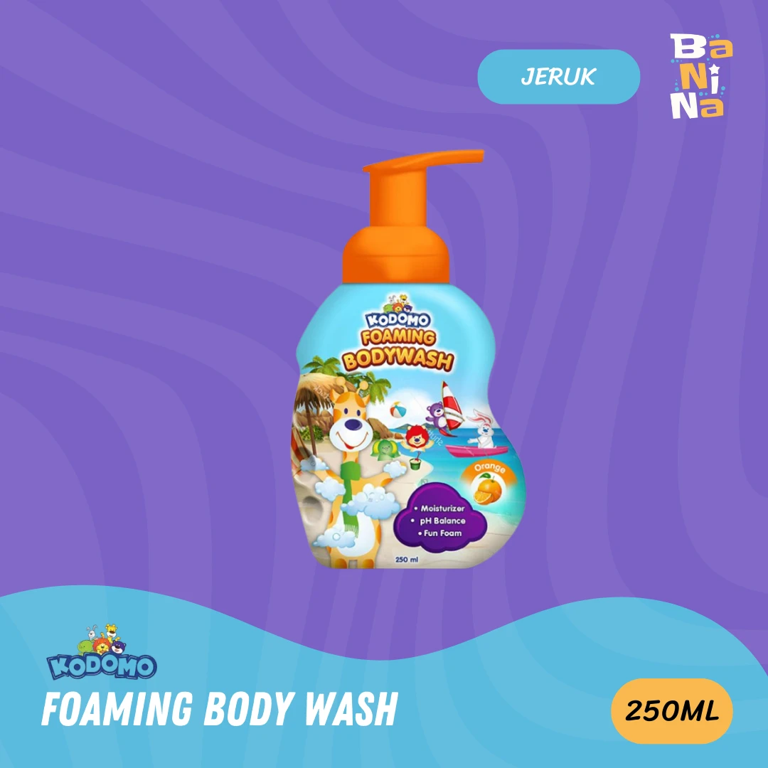 [Harga grosir] Kodomo Foaming Bodywash Orange 250ml