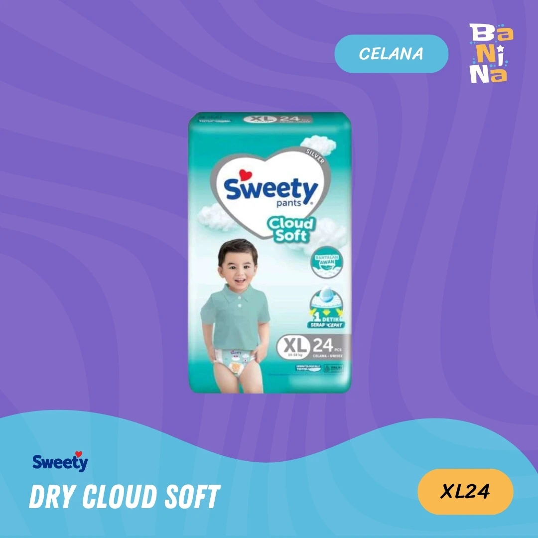 [Stock Malayu] Sweety Dry Cloud Soft XL24