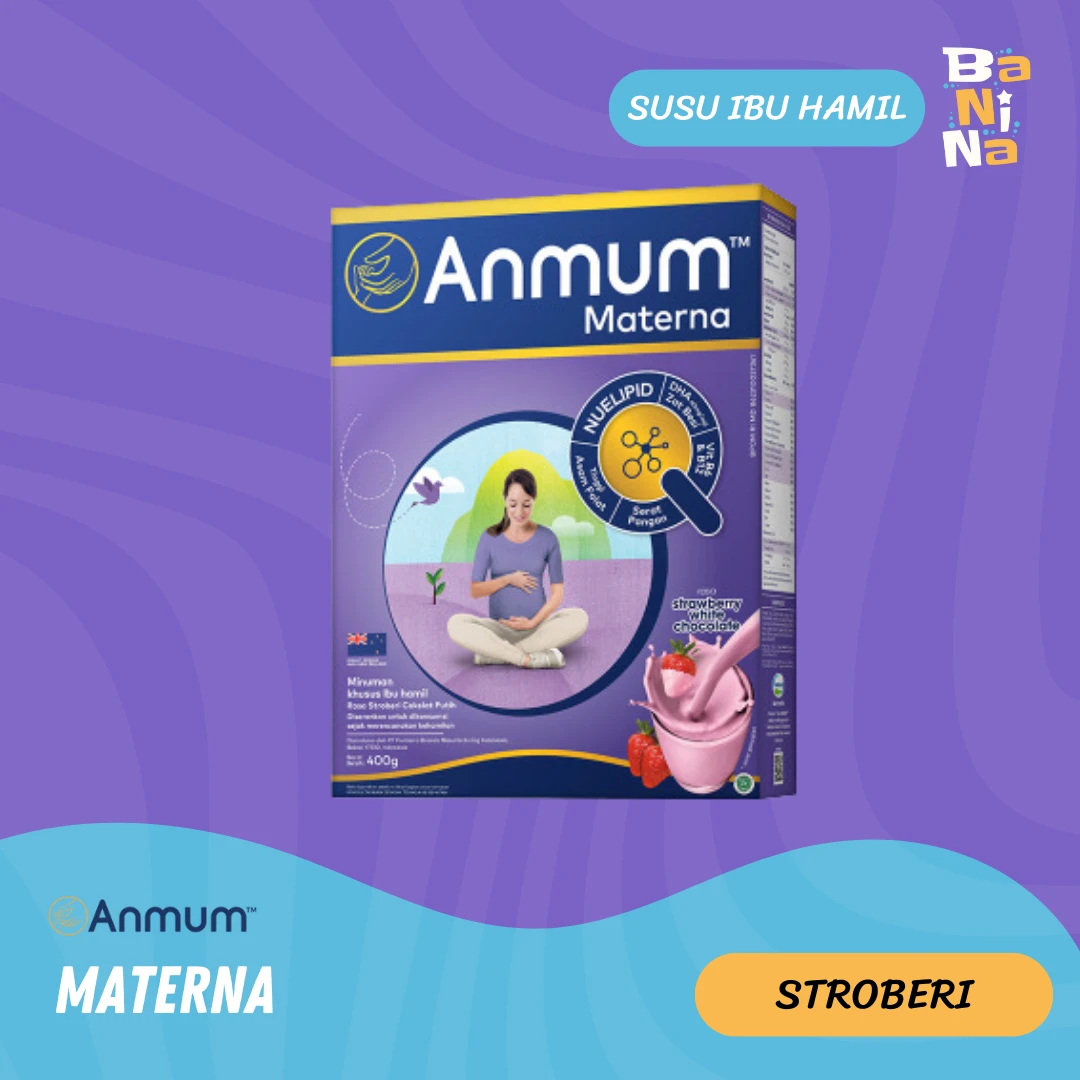 Anmum Materna Susu Ibu Hamil Stroberi 200g