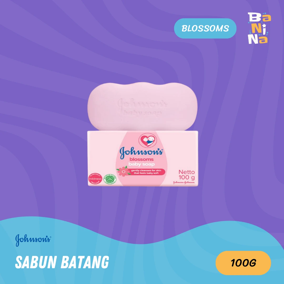 [Stock Malayu] Johnson's Baby Soap Blossoms 75g