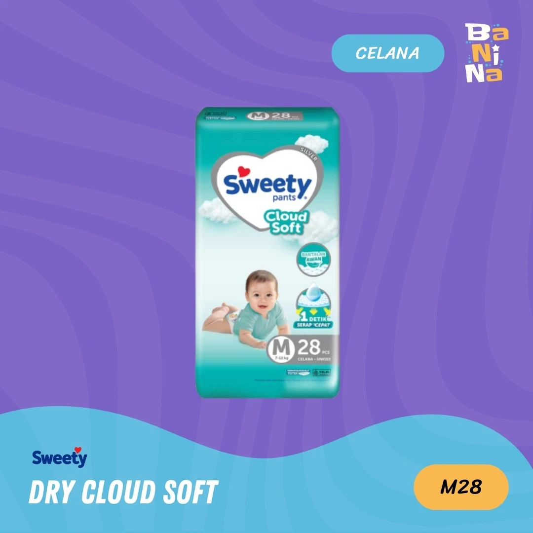 [Stock Malayu] Sweety Dry Cloud Soft M30