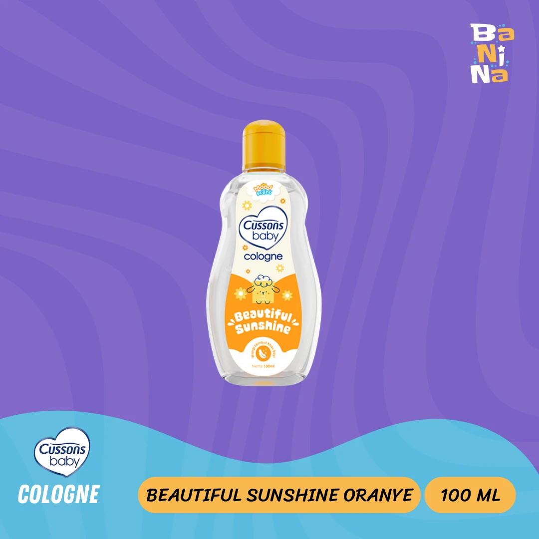 Cussons Baby Cologne Beautiful Sunshine Oranye 100ml