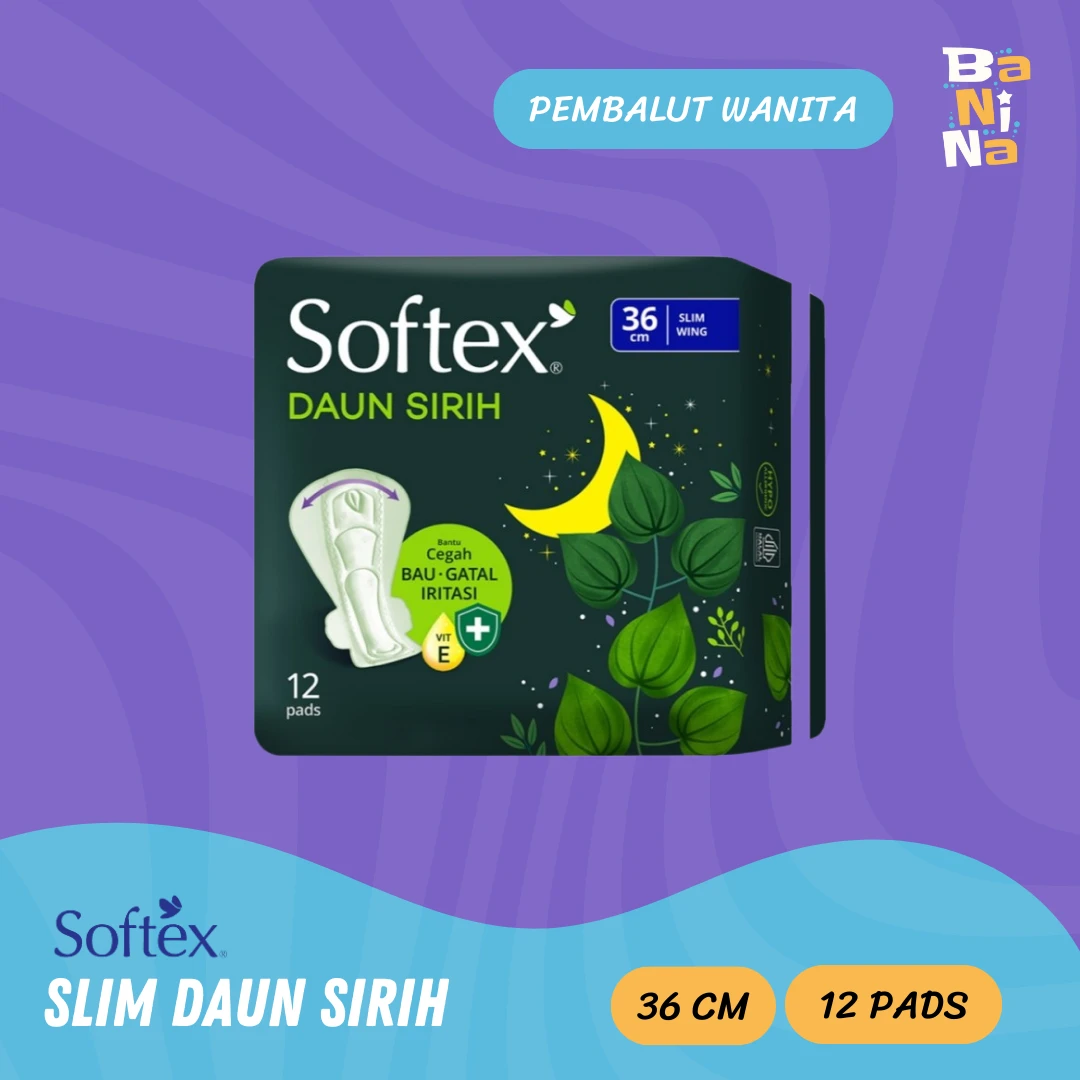 Softex Daun Sirih Slim Wing 12pads