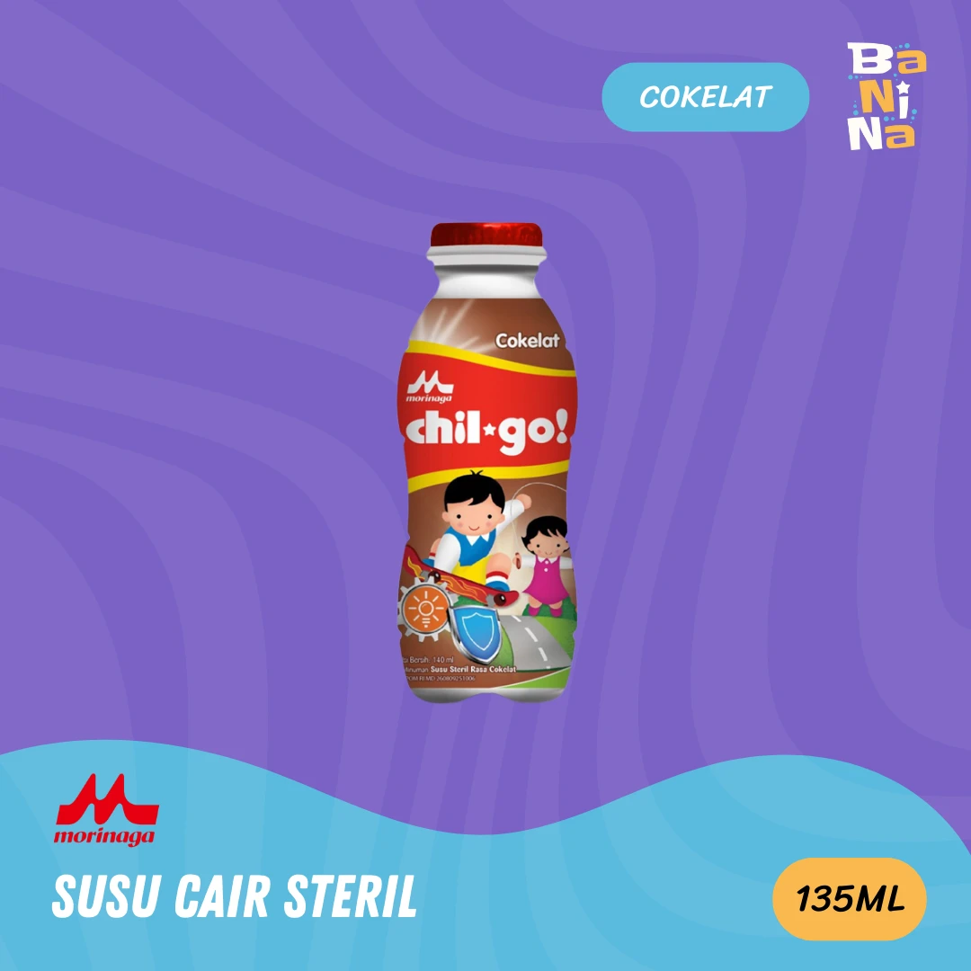 Morinaga Chil Go Susu Steril Cokelat 130ml