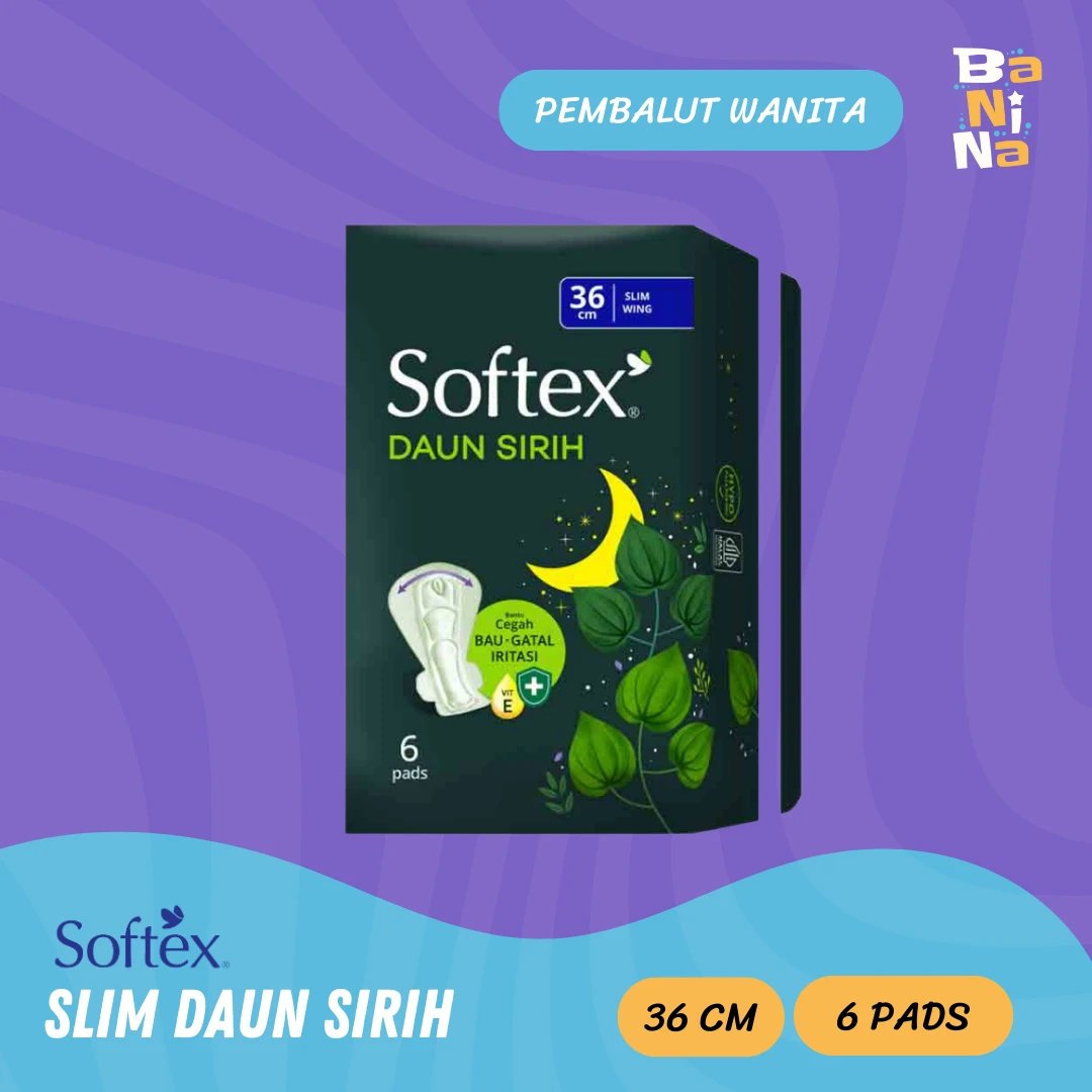 Softex Daun Sirih Slim Wing 6pads