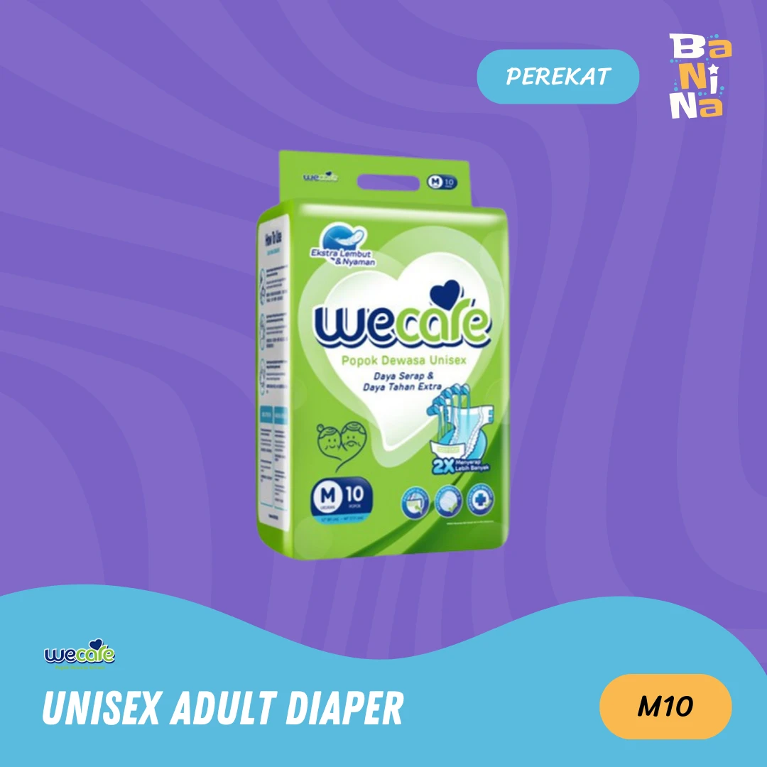 Wecare Unisex Adult Diapers M10
