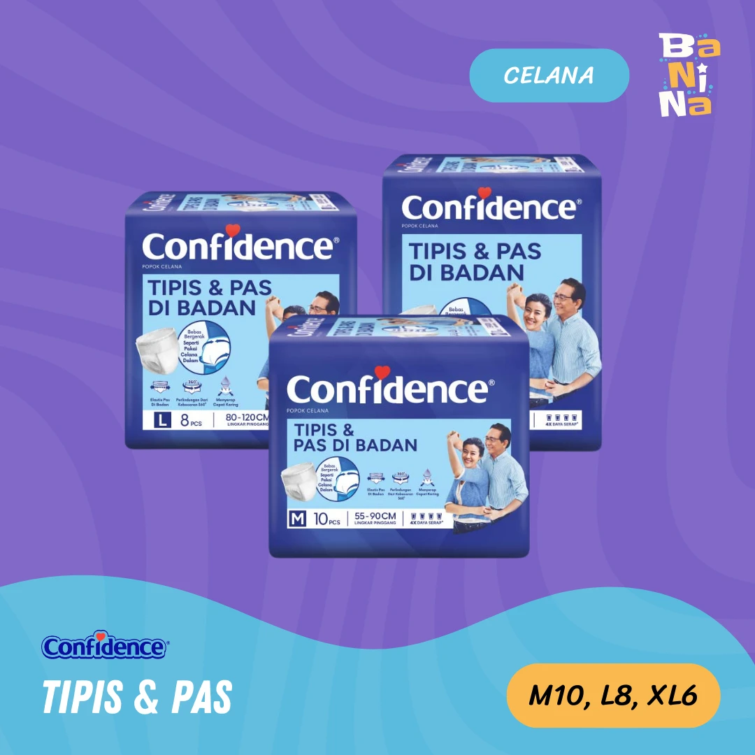 Confidence Tipis & Pas XL6