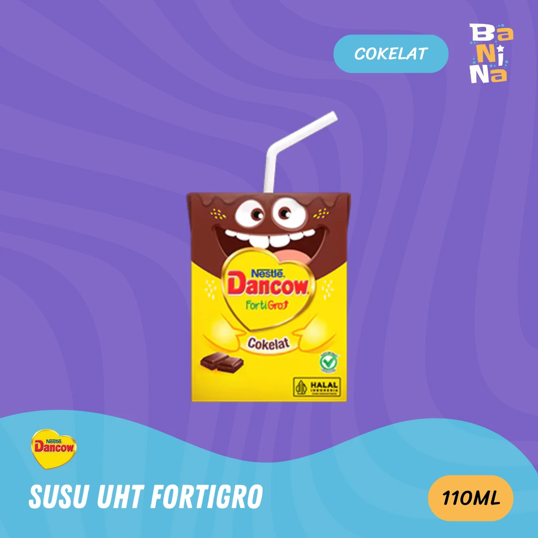 Dancow Susu UHT FortiGro 110 ml Cokelat