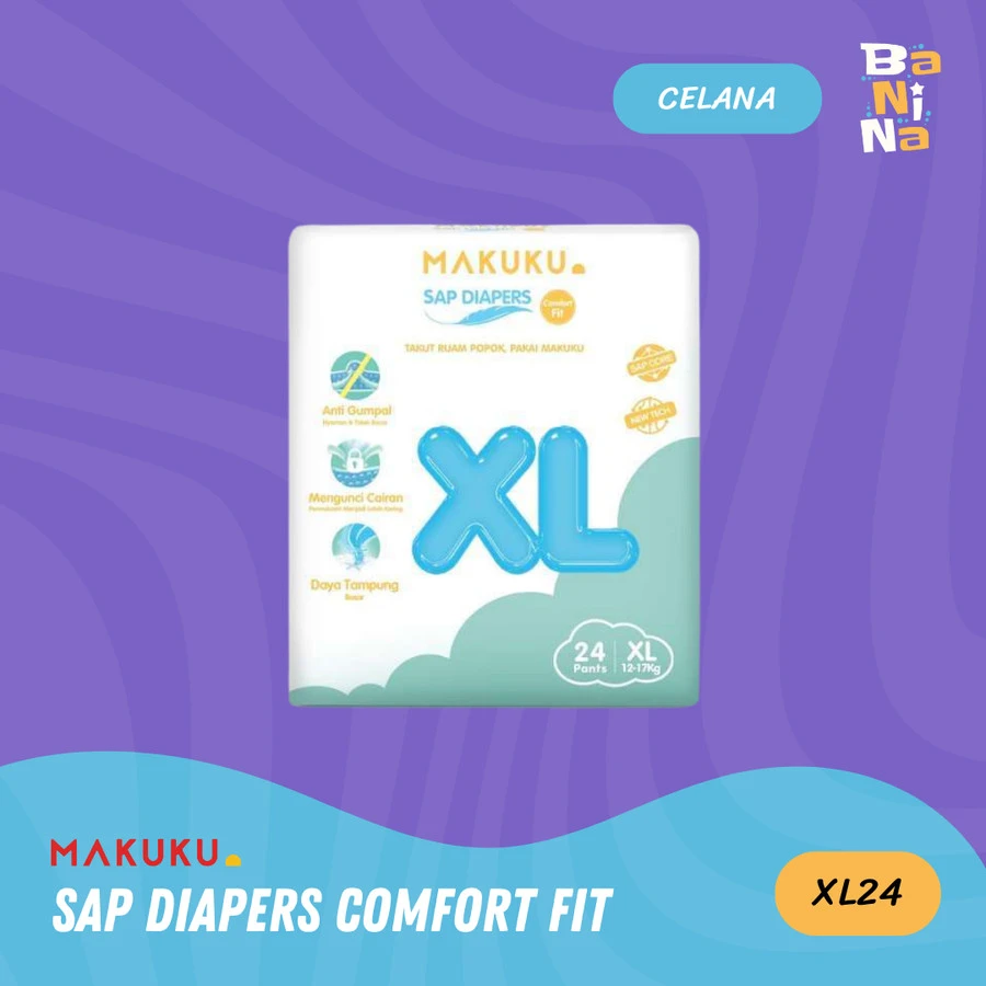 Makuku SAP Diapers Comfort Fit XL24