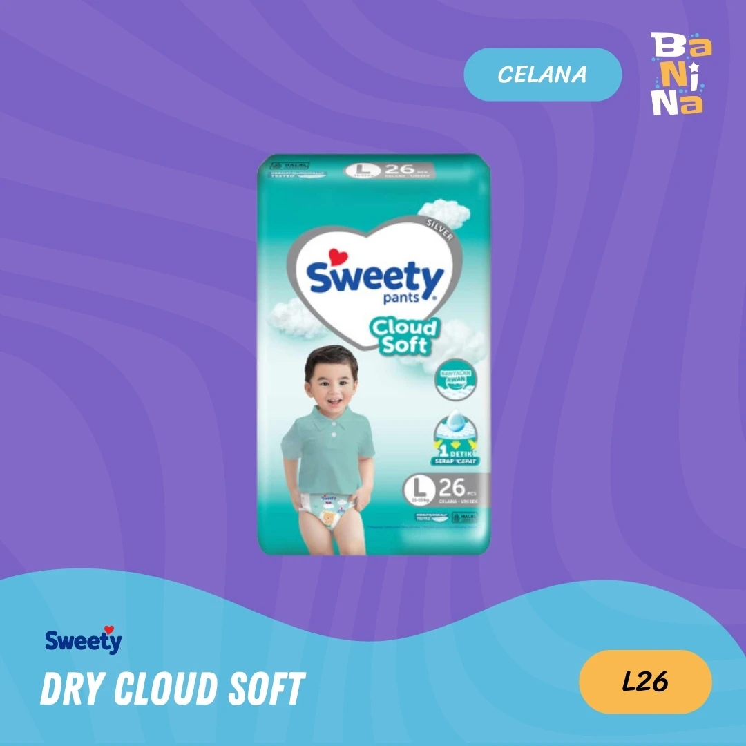 [Stock Malayu] Sweety Dry Cloud Soft L26
