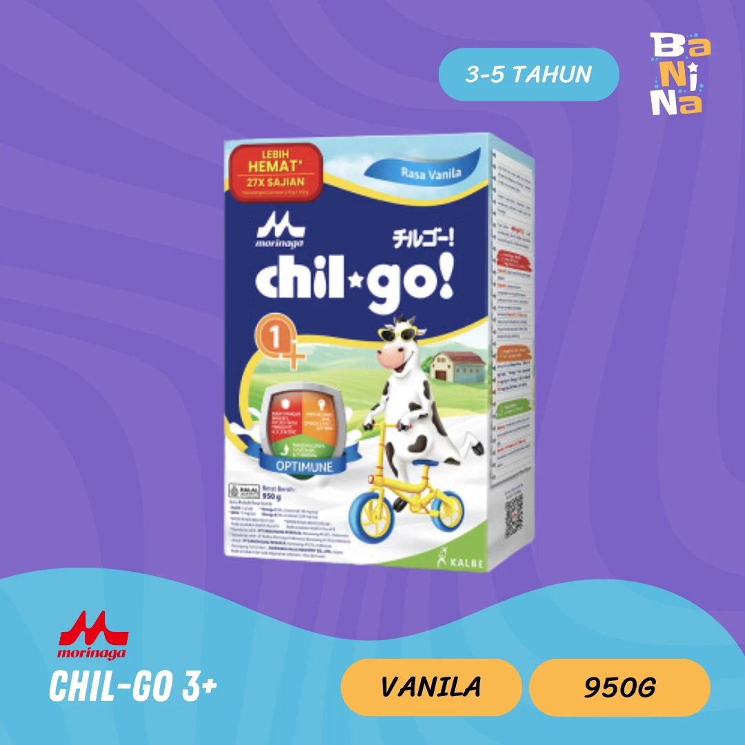 Morinaga Chil Go 3+ Vanila 950g