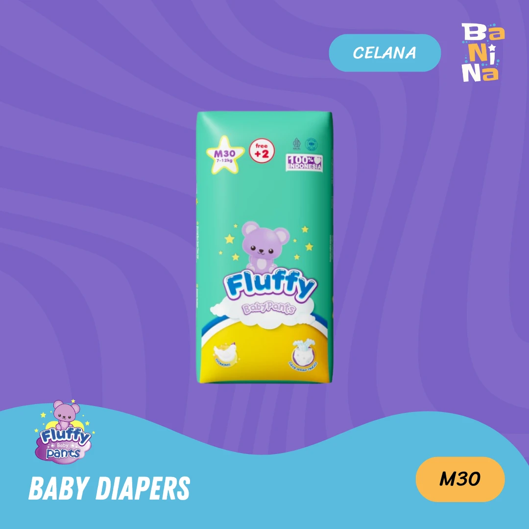 [Harga Grosir] Fluffy Pants M30+2