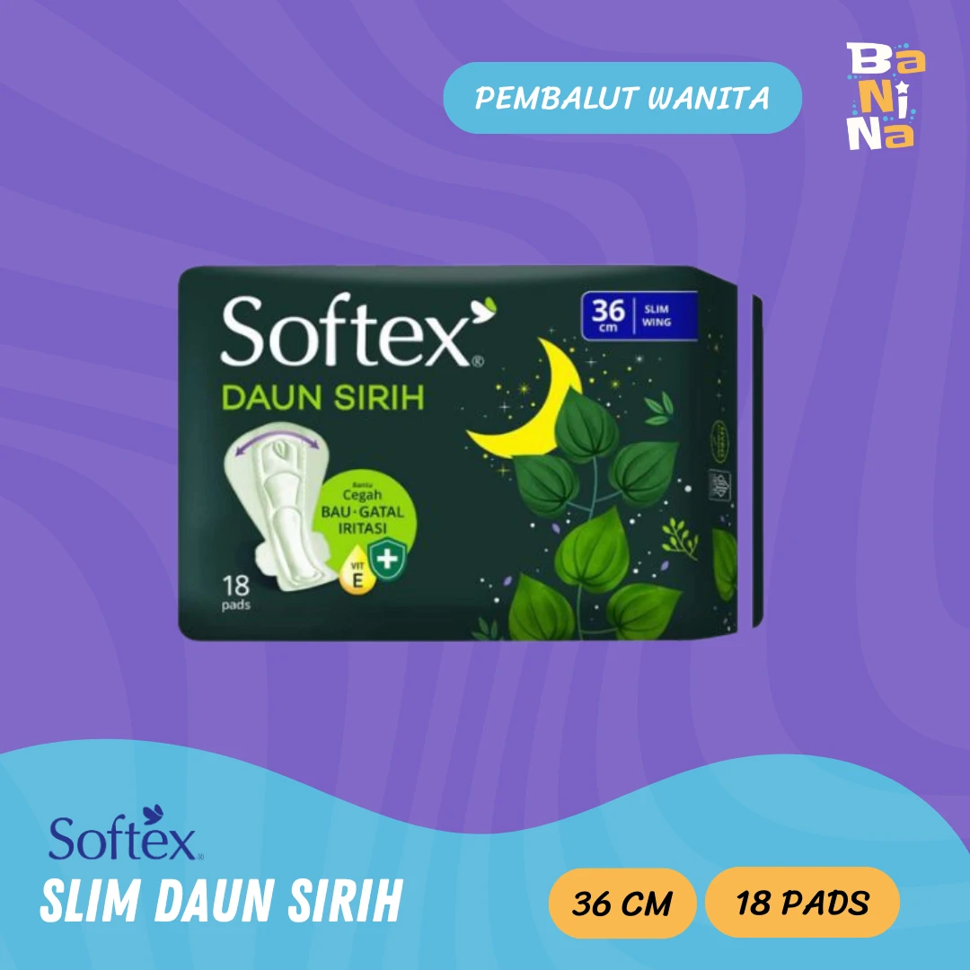 Softex Daun Sirih Slim Wing 18pads