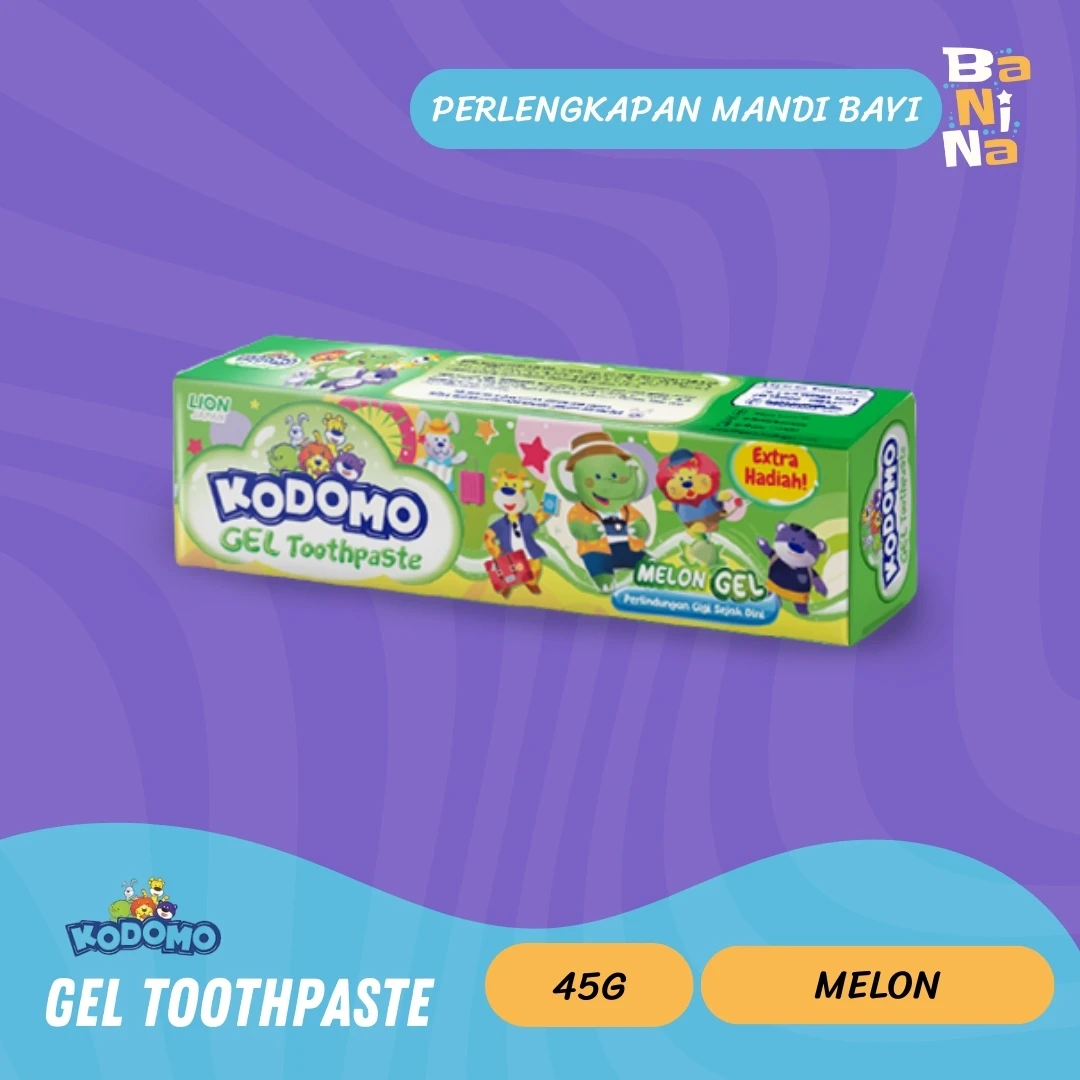 [Harga Grosir] Kodomo Gel Toothpaste Melon 45g