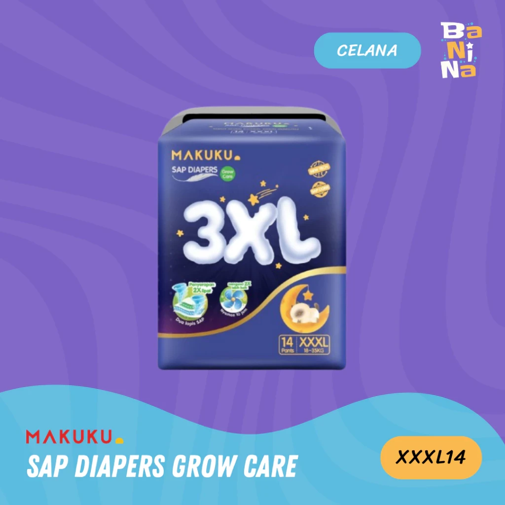 Makuku SAP Diapers Grow Care XXXL14