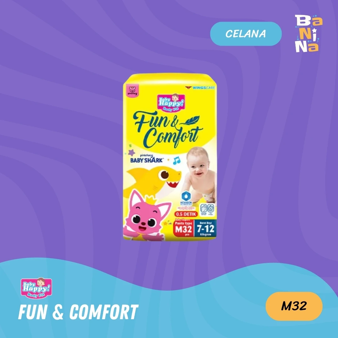 [Harga Grosir] Baby Happy Fun & Comfort M32