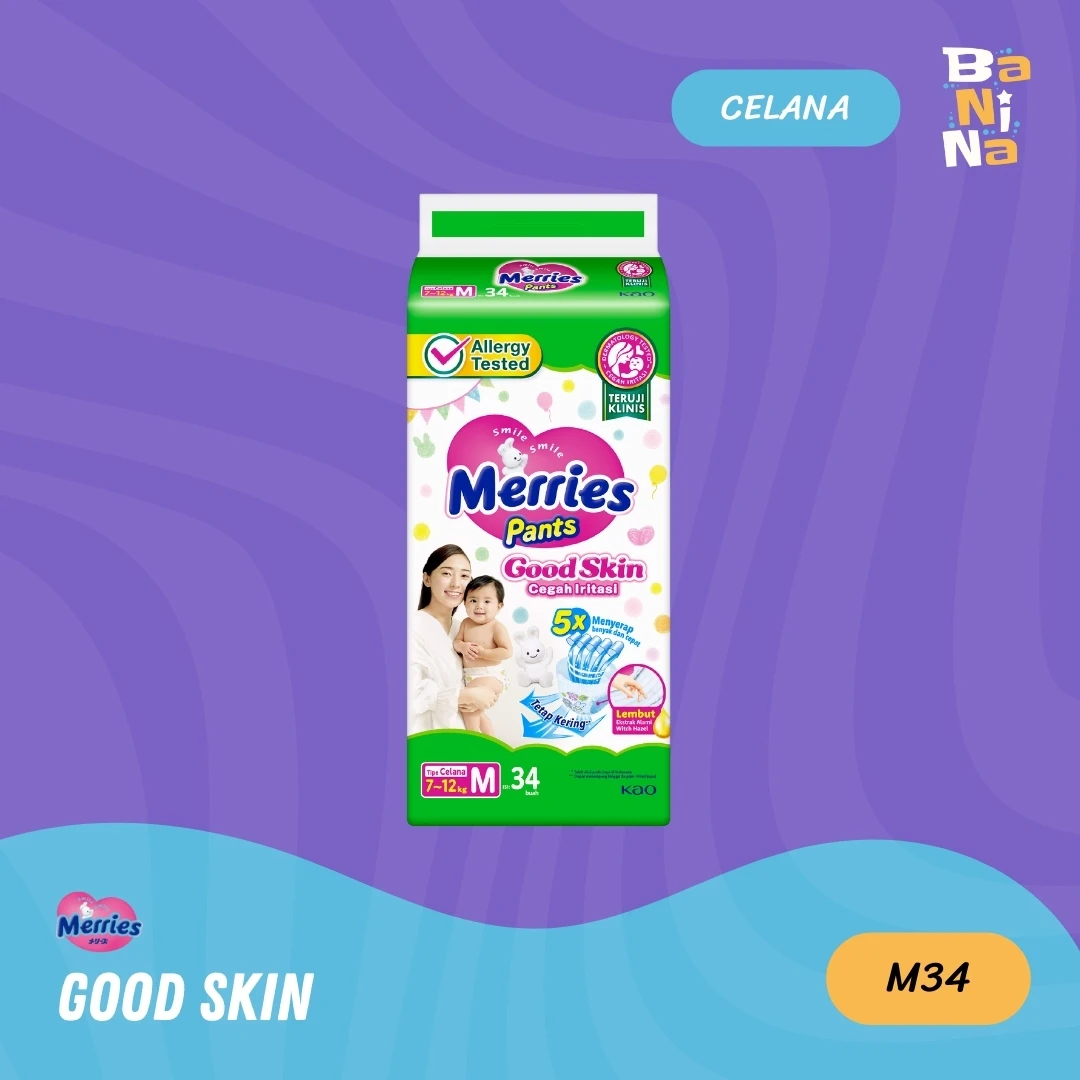 [Harga Grosir] Merries Pants Good Skin M32+2