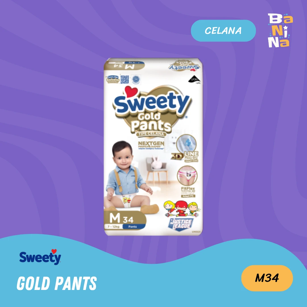 Sweety Gold Pants M34