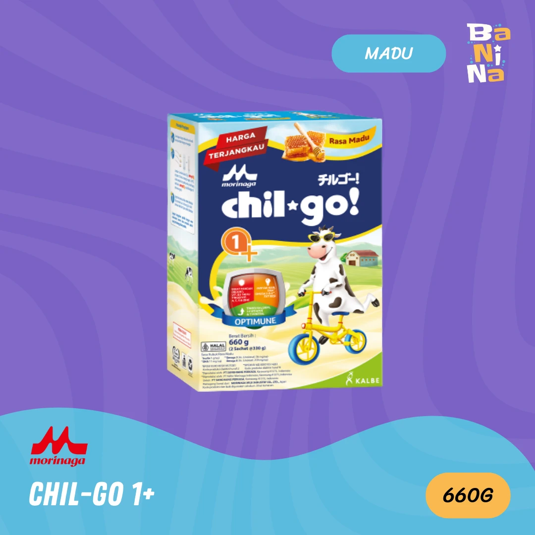 [Stock Malayu] Morinaga Chil Go 1+ Madu 660g