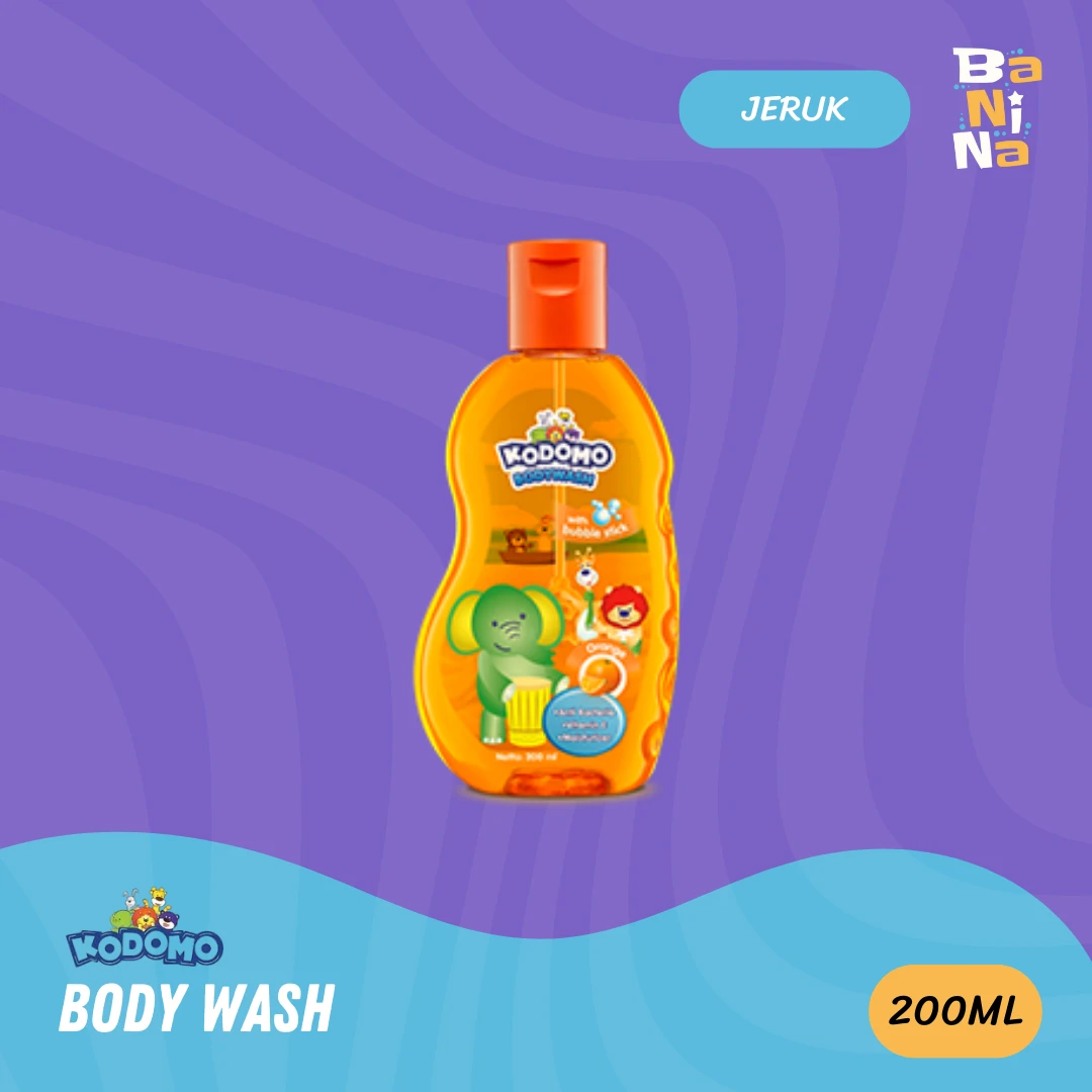 [Harga Grosir] Kodomo Body Wash Jeruk 200ml