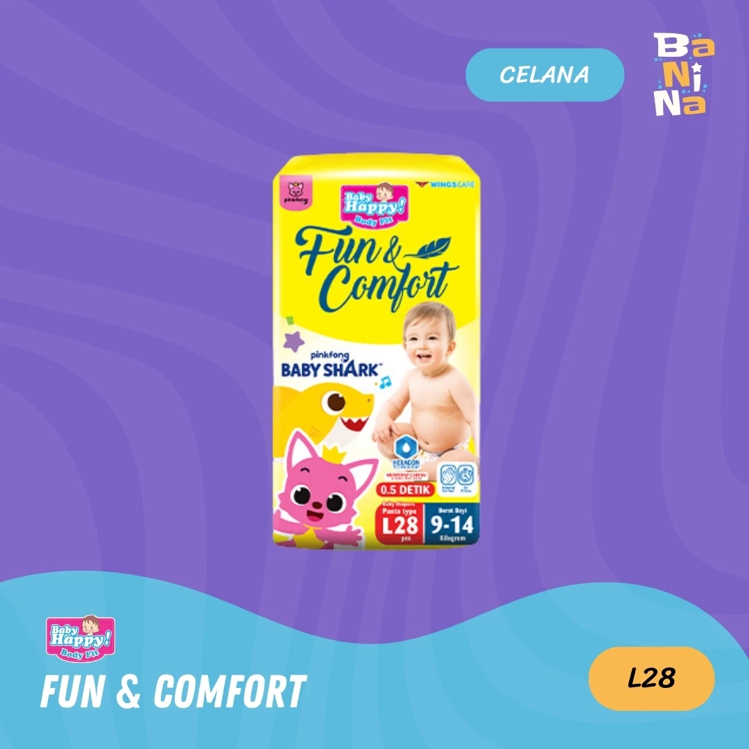 [Harga Grosir] Baby Happy Fun & Comfort L28