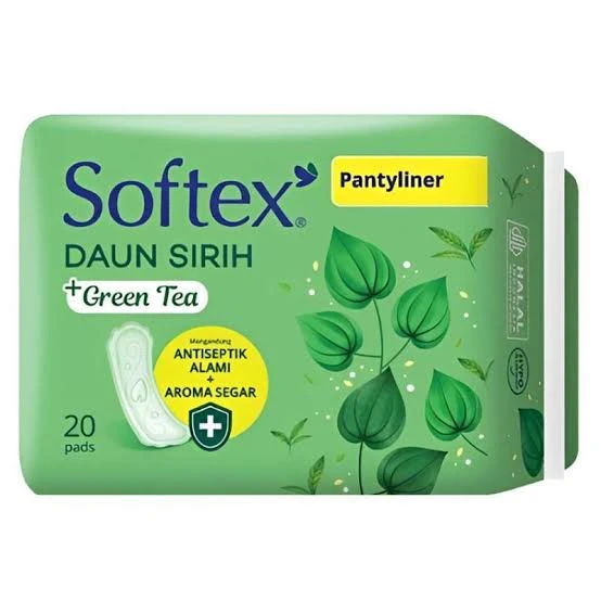 Softex Daun Sirih +Green tea Pantyliner 20Pads