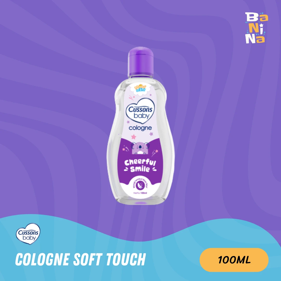 [Stock Malayu] Cussons Baby Cologne Cheerful Smile Ungu 100ml