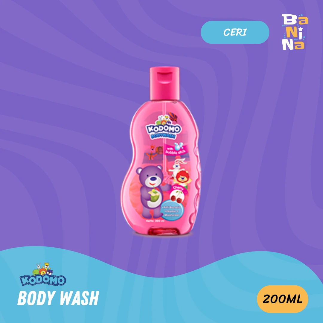 Kodomo Body Wash Ceri 200ml