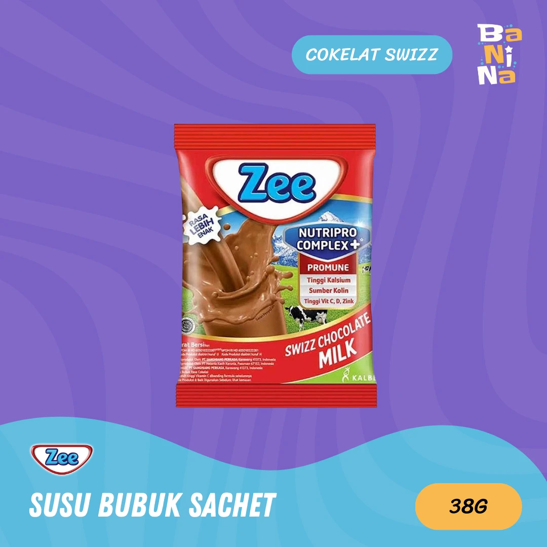 Zee Swiss chocolate milk 38g