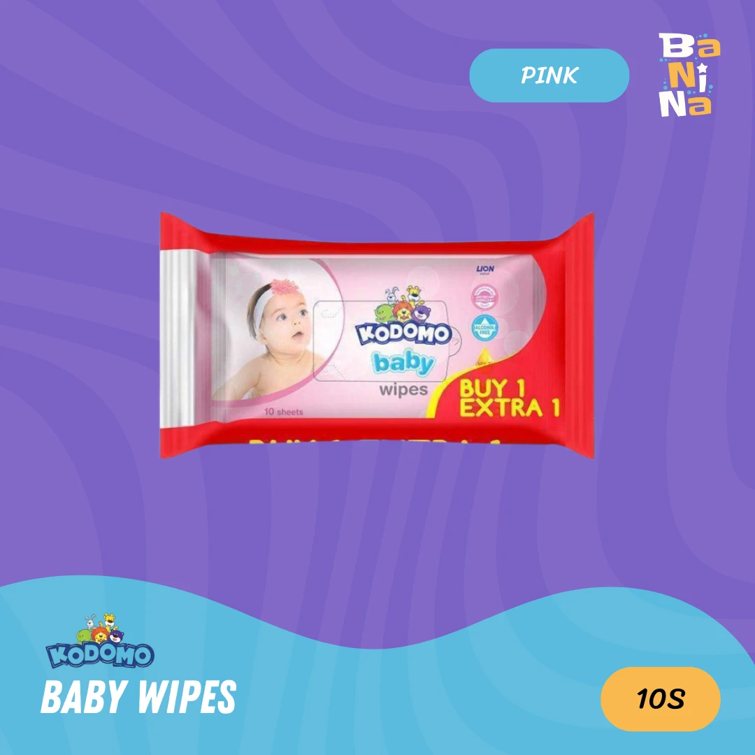 [Harga Grosir] Kodomo Tisu basah Baby Wipes Rice milk 10s