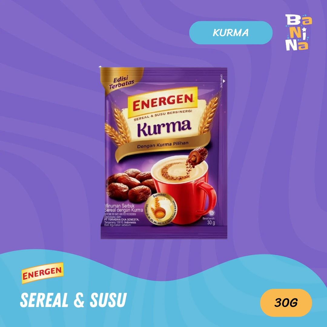 Energen Sereal & Susu Kurma Sachet 30g