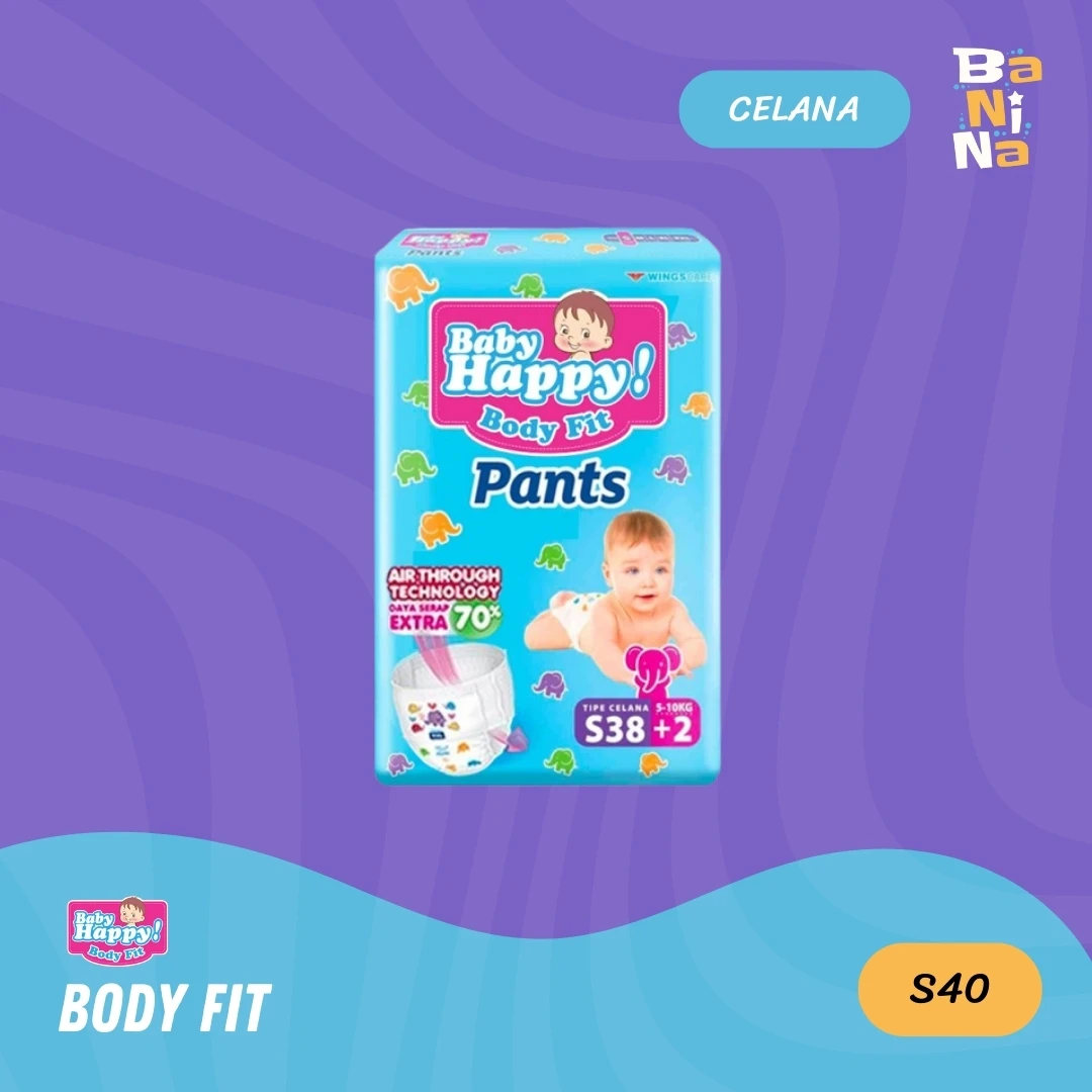 [Harga Grosir] Baby Happy Body Fit Pants S38+2