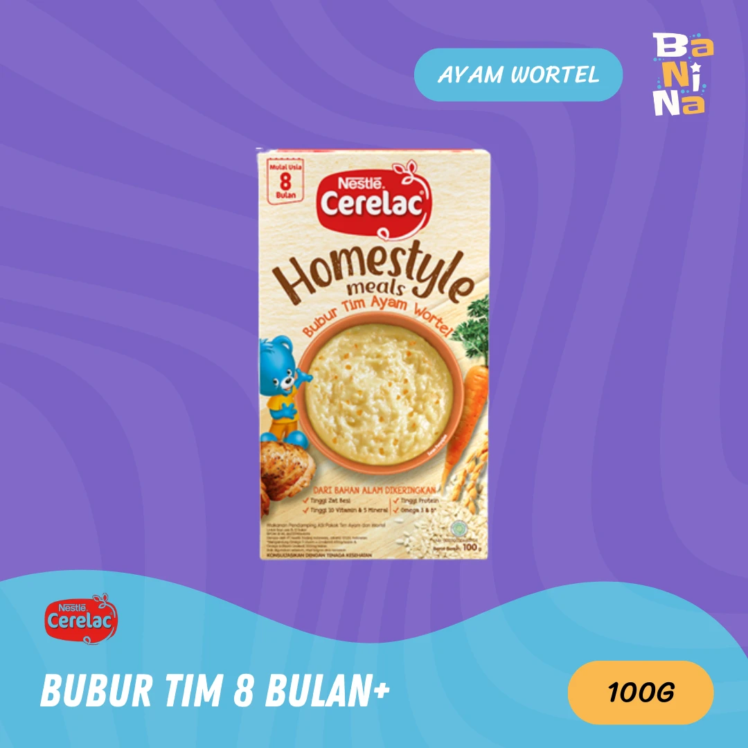 Cerelac Bubur Tim Ayam Wortel 100g