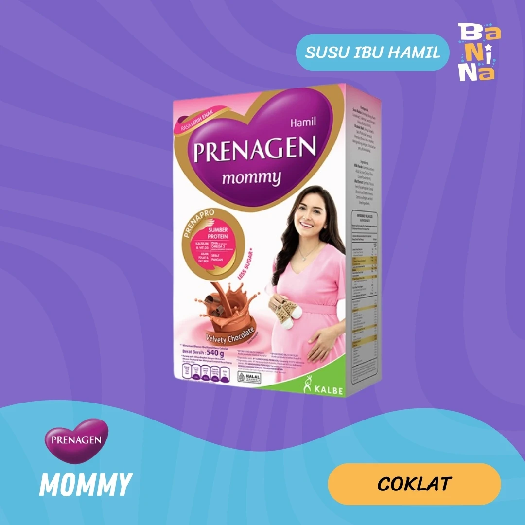 [Stock Malayu] Prenagen Mommy Susu Ibu Hamil Velvet Cokelat 360g