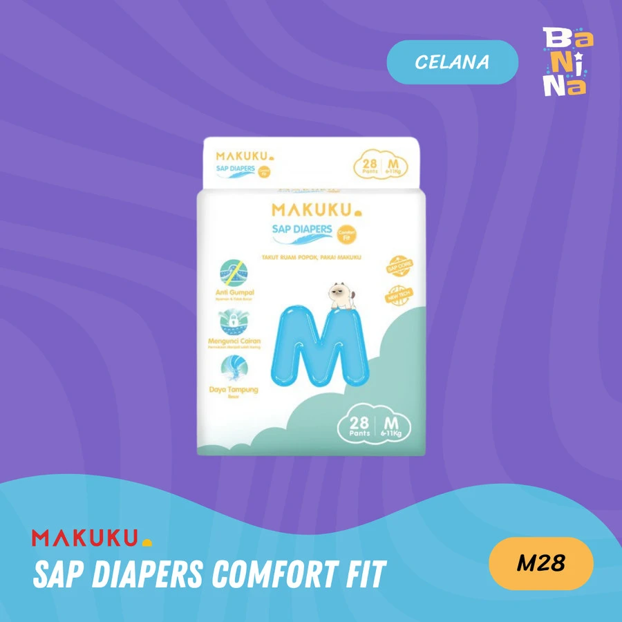 Makuku SAP Diapers Comfort Fit M28
