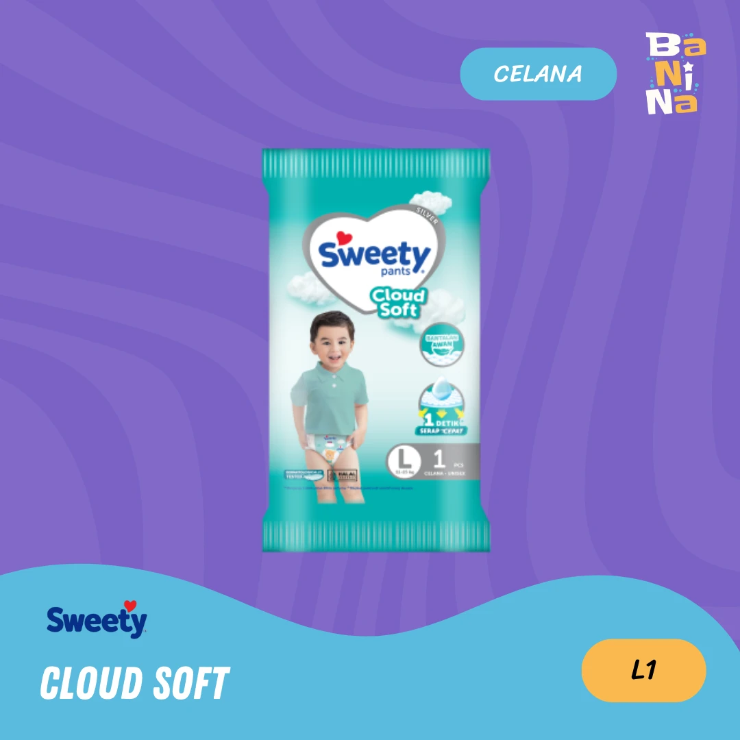 Sweety cloud soft L Renceng (isi 6)