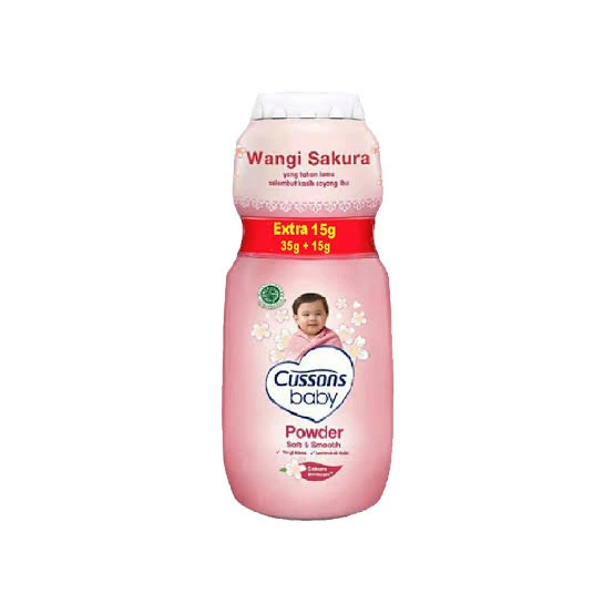 Cussons Baby Powder Soft & Smooth Sakura 35g + 15g