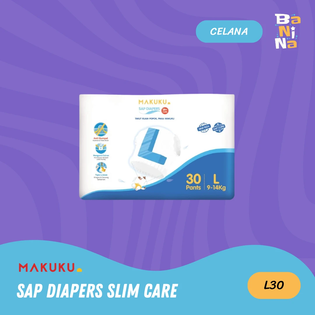Makuku SAP Diapers Slim Care L30